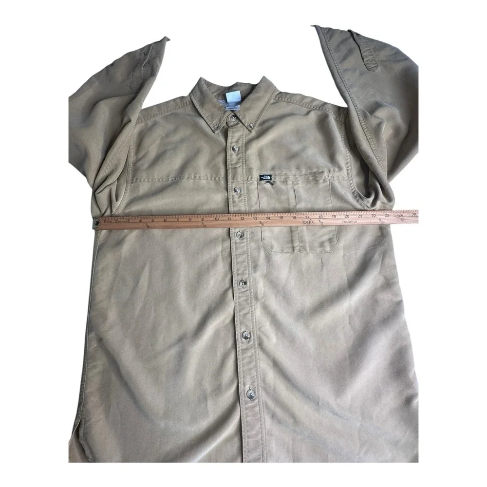 The North Face Syncline Shirt Roll Up Long Sleeve Button Up Mens Size Medium